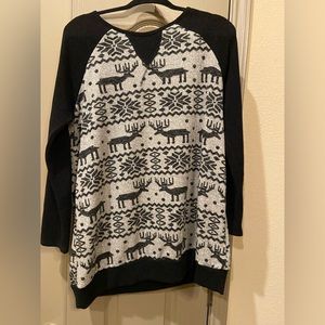 Impressions Reindeer Sweater Size 2X NWOT